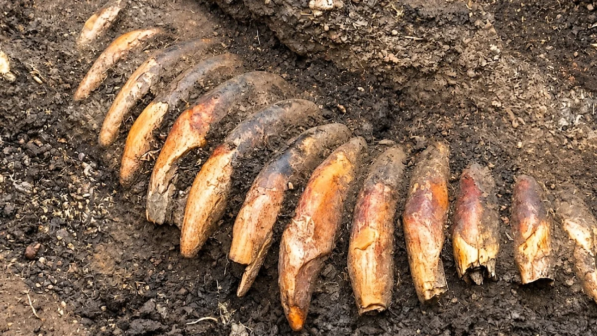5 bin yıllık mezarda bulundu: 42 dişi tek tek delip kolye yapmışlar