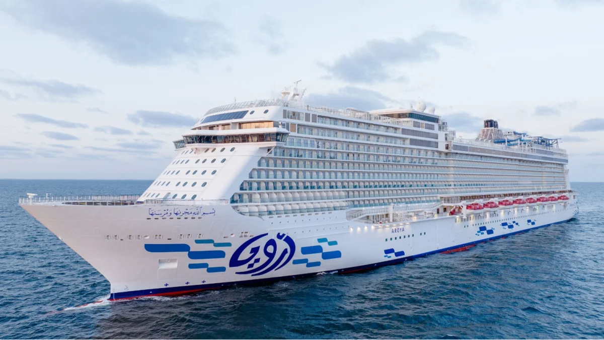 Galataport İstanbul’dan hareket eden AROYA Cruises gemisi