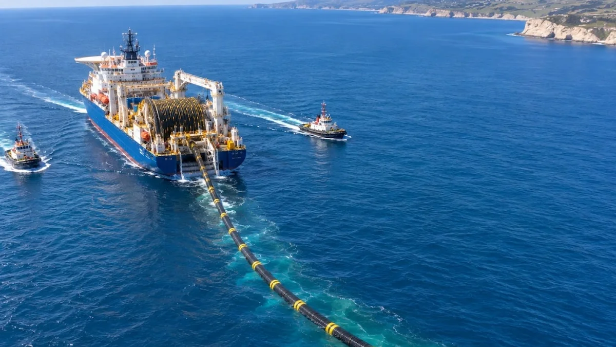 Denizin dibine 276 kilometre boyunca kablo döşeyecekler