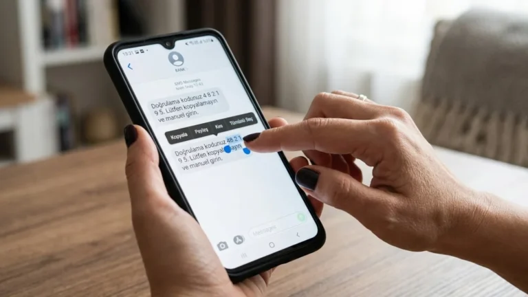 SMS ile gelen onay kodunu kopyalayıp yapıştıranlara çağrı yapıldı:…